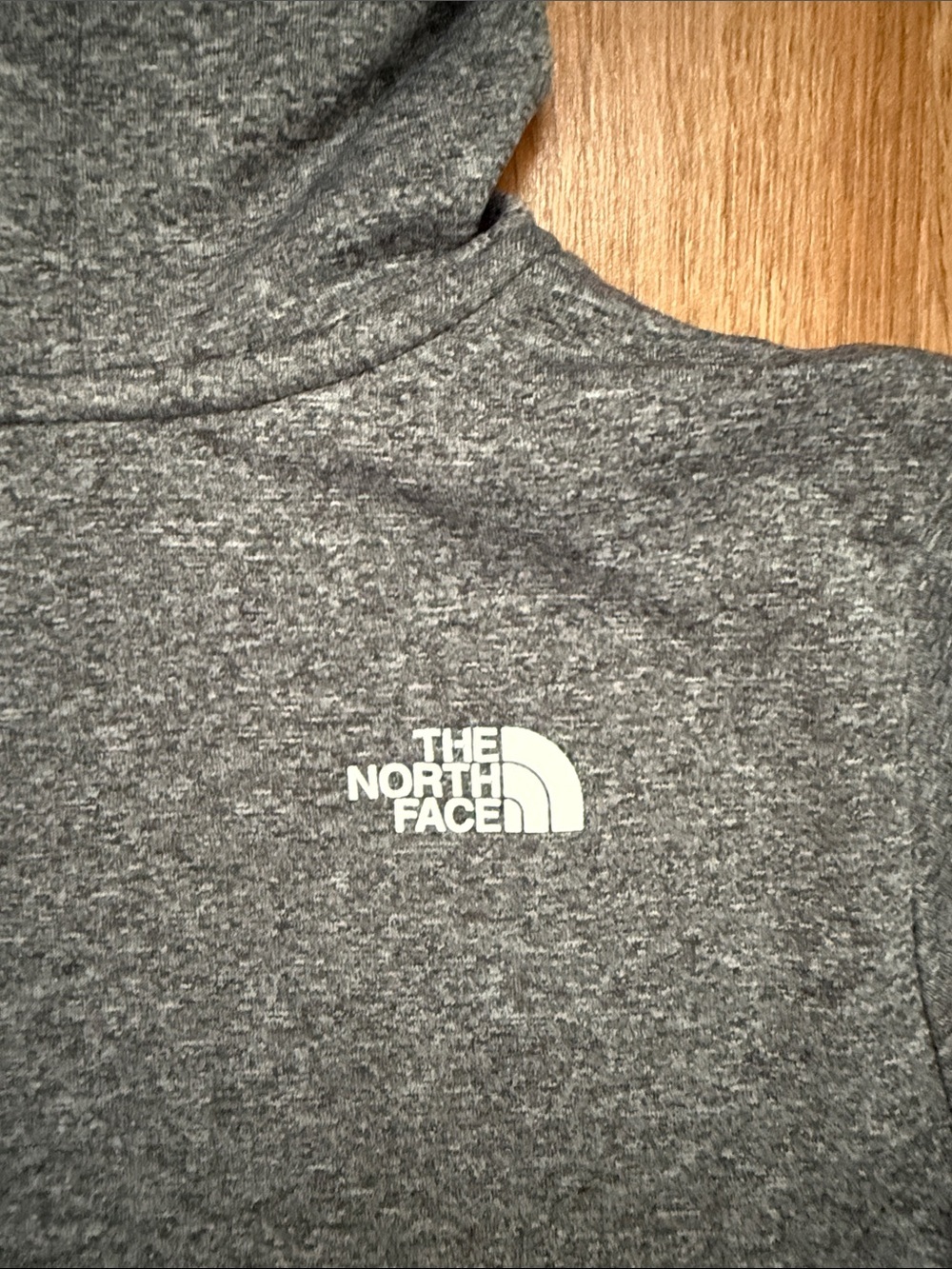 The North Face Women's Gray Logo Pullover Hoodie - Picture 6 of 6